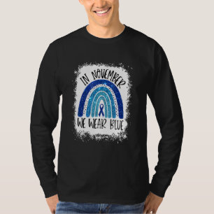 Camiseta Em novembro, Vestimos a consciência da diabetes az