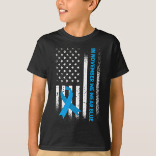Camiseta Em novembro, Vestimos a consciência da diabetes az