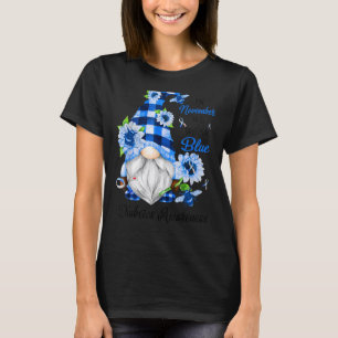 Camiseta Em novembro, Vestimos a consciência da diabetes az
