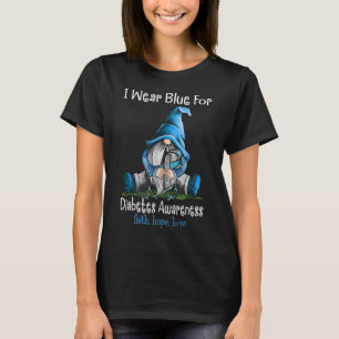 Camiseta Em novembro, Vestimos a consciência da diabetes az