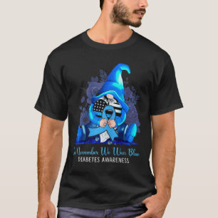Camiseta Em novembro, Vestimos a consciência dos gnomos azu