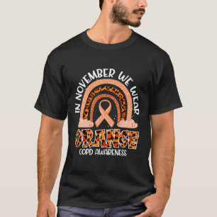 Camiseta Em novembro, Vestimos a consciência laranja do arc