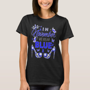 Camiseta Em novembro, Vestimos a Faixa de Sensibilização pa