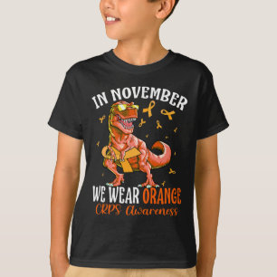 Camiseta Em novembro, Vestimos a Sensibilização dos Laranja