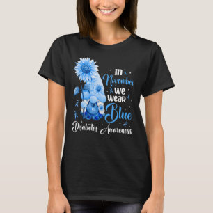 Camiseta Em novembro, Vestimos a Sensibilização para a Diab