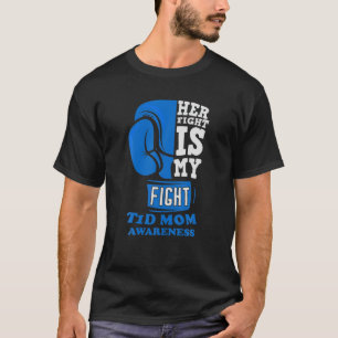 Camiseta Em novembro Vestimos Borboletas Azuis Diabetes Awa