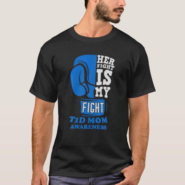 Camiseta Em novembro Vestimos Borboletas Azuis Diabetes Awa (Frente)