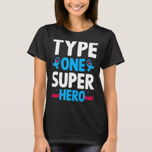 Camiseta Em novembro Vestimos Diabetes T1d T2d Diabetes Azu