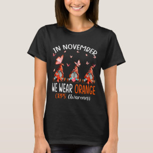 Camiseta Em Novembro, Vestimos Os Gnomos De Consciência Das