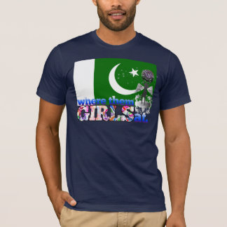 Camiseta Em onde eles meninas paquistanesas?