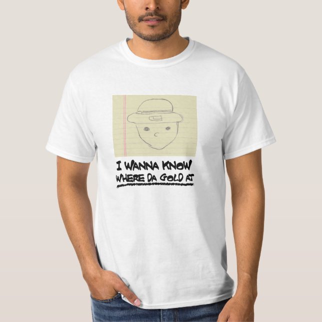 Camiseta Em onde ouro da Dinamarca? (ALUGUERES) (Frente)