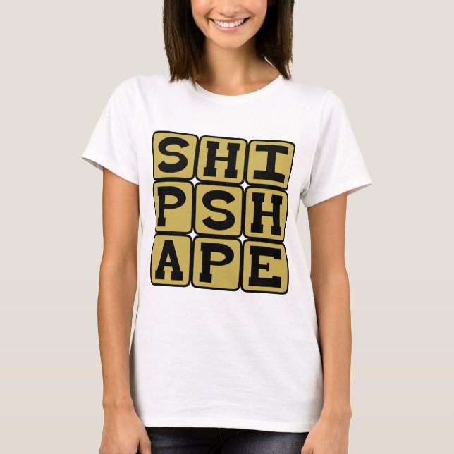 Camiseta Em ordem, arrumado e limpo (Frente)