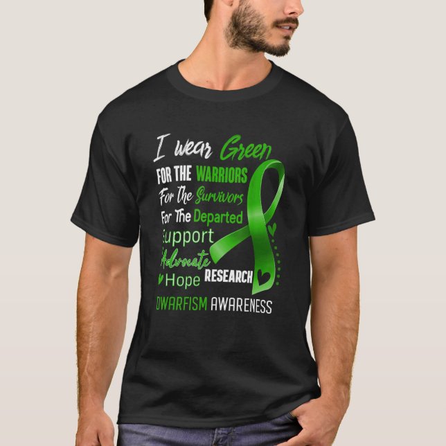 Camiseta Em Outubro Eu Visto Verde Para A Consciência Do Na (Frente)