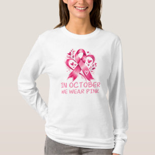 Camiseta Em Outubro Nós Usamos Rosa