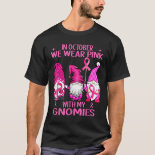 Camiseta Em Outubro Usamos Rosa Com Câncer de Mama do Meu G