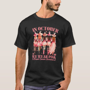 Camiseta Em Outubro Usamos Rosa Conscientização do Câncer d