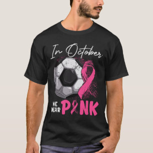 Camiseta Em Outubro Usamos Rosa Conscientização do Câncer d