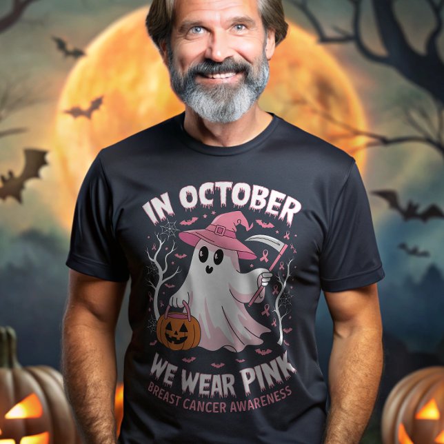 Camiseta Em outubro, Vestimos a consciência cor-de-rosa do  (Criador carregado)