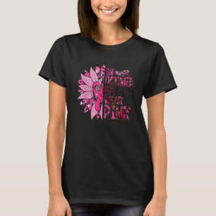 Camiseta Em outubro, vestimos a Pia-Leopardo Girassol Rosa