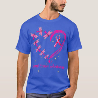 Camiseta Em outubro, Vestimos a Sensibilização do Cancer ro
