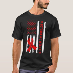 Camiseta Em outubro, Vestimos Bolos de Epiderólise de Fita