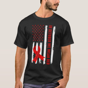 Camiseta Em outubro, Vestimos Bolos de Epiderólise de Fita