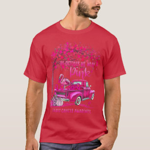 Camiseta Em outubro Vestimos Caminhão de Fita Rosa Flamingo