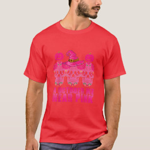 Camiseta Em outubro, Vestimos Cancer De Mama De Açúcar Rosa
