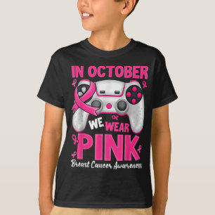 Camiseta Em outubro, Vestimos Cancer de Mama de Jogo de Fit