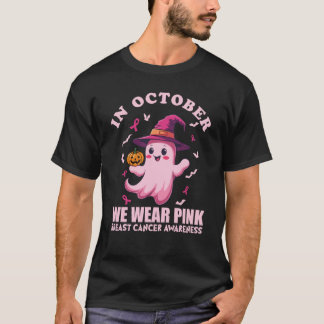 Camiseta Em outubro Vestimos Cancer Rosa