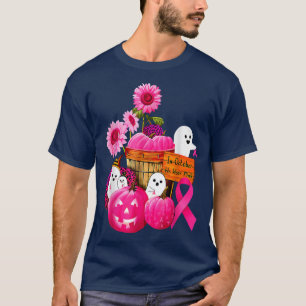 Camiseta Em outubro Vestimos Fantasmas Rosa E Pumpkins Para