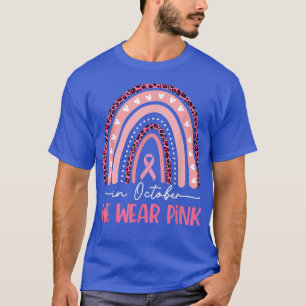 Camiseta Em outubro, Vestimos Gi de Sensibilização do Cance