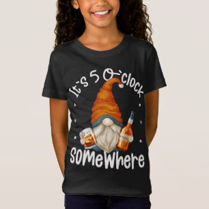 Camiseta Em outubro Vestimos Gnomo Rosa Cancer Mama Awaren