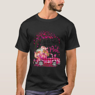 Camiseta Em outubro, Vestimos o baile de mama de caminhões 