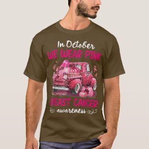 Camiseta Em outubro, Vestimos o baile de mama de caminhões