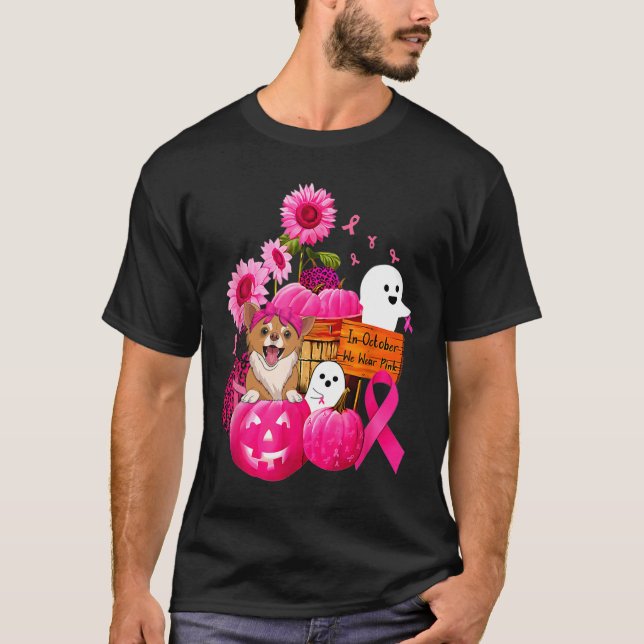 Camiseta Em outubro, Vestimos o baile de mama de Chihuahua, (Frente)