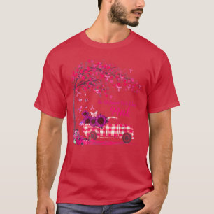 Camiseta Em outubro, Vestimos O Cancer De Mama Rosa