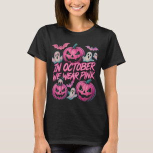 Camiseta Em outubro, Vestimos o Design de Halloween de Boot