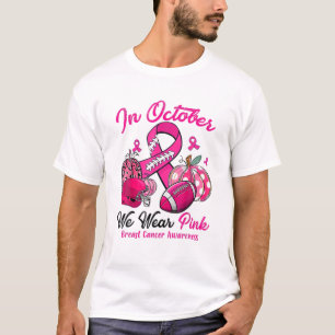 Camiseta Em Outubro, Vestimos O Rosa E Assistimos À Pumpkin