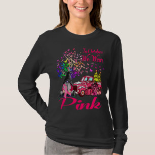 Camiseta Em outubro, Vestimos o rosa - Sensibilização para