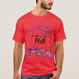 Camiseta Em outubro, Vestimos Pumpki de Consciência do Canc