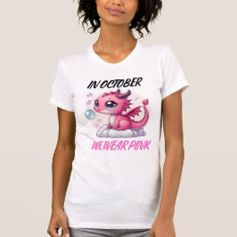 Camiseta "Em outubro Vestimos Rosa"