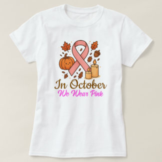 Camiseta Em outubro Vestimos Rosa