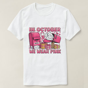 Camiseta Em outubro, Vestimos Rosa 2025 — Juntemos-nos ao M
