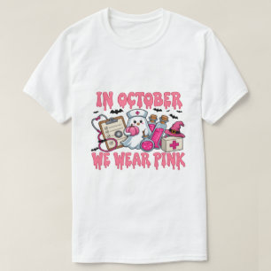 Camiseta Em outubro, Vestimos Rosa 2025 — Juntemos-nos ao M