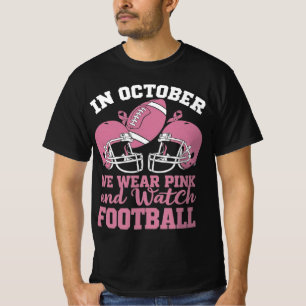 Camiseta Em Outubro Vestimos Rosa E Assistimos Ao Futebol