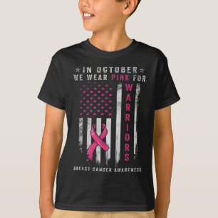 Camiseta Em outubro, Vestimos Rosa Para O Cancer Da Mama Do