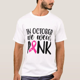 Camiseta Em outubro, Vestimos Su (Sensibilização para o Can