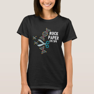 Camiseta Em Papel Rock Chrispr Tesoura Cientista Biólogo