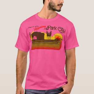 Camiseta Em Park City Utah Retro Horror